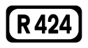 R424 road shield}}