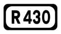 R430 road shield}}