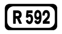 R592 road shield}}