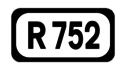 R752 road shield}}