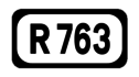 R763 road shield}}