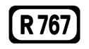 R767 road shield}}