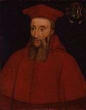 Ancient oil painting of Cardinal Pole