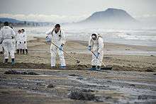 Oil spill cleanup.