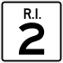 Rhode Island route marker