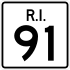 Route 91 marker