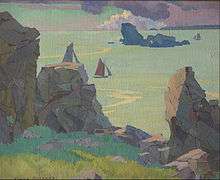 Finistère, 1926, oil on canvas (Te Papa, Wellington)