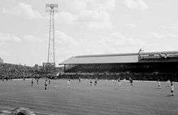 One of the stands of Sunderland's Roker Park ground