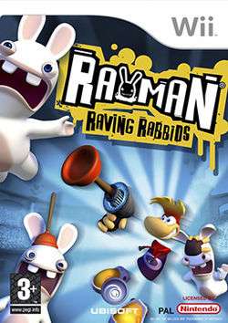 Rayman Raving Rabbids cover (Wii)