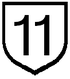 National Route 11 shield