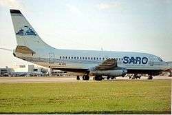 A former SARO B737 at Miami International Airport in 1992
