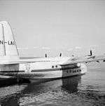 Four-engined amphibious aircraft