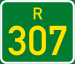 Regional route R307 shield