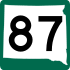 Highway 87 marker