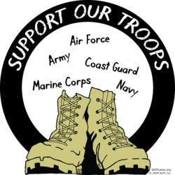 Support Our Troops SKIP Logo