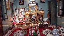 Sai Bhajan Hall at Sri Sri Radha Mohan Jew-Jeu temple, entally(panbagan lane,kolkata).jpg