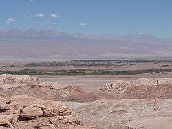 San Pedro de Atacama at the edge of the Salar de Atacama