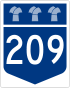 Saskatchewan Highway 209 shield