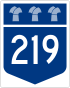 Saskatchewan Highway 219 shield