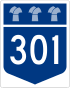 Saskatchewan Highway 301 shield