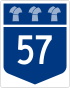 Saskatchewan Highway 57 shield