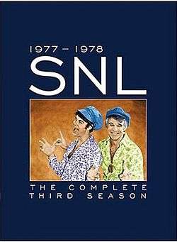 The title card for the third season of Saturday Night Live.