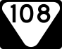 State Route 108 secondary marker