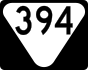 State Route 394 secondary marker
