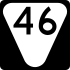 State Route 46 secondary marker