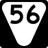 State Route 56 secondary marker