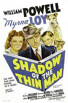 Image of the film poster showing Myrna Loy and William Powell