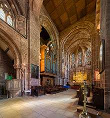 Shrewsbury Abbey organ.
