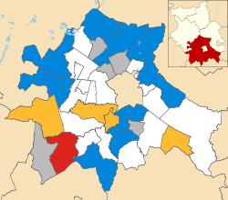 Results by ward of the 2008 local election in South Cambridgeshire