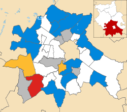 Results by ward of the 2012 local election in South Cambridgeshire