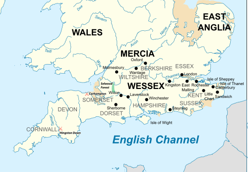 Southern British Isles 9th century