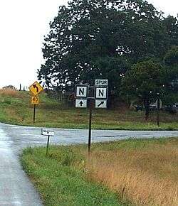 Spur Route N in Cedar County.