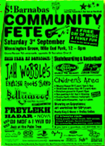 St Barnabas Community Fete (Bowstock) poster, 2005