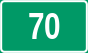 National route 70 shield