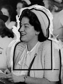 Betty Shanks in September 1952
