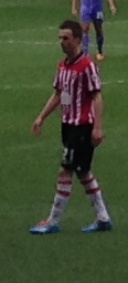 Scougall playing for Sheffield United