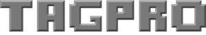 The word "TAGPRO" written in all capitals in gray, pixelated font