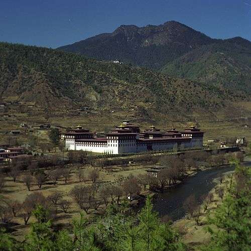 Tashichho Dzong, fortress of the Druk Desis and modern seat of government