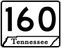 State Route 160 primary marker