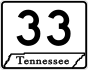 State Route 33 primary marker