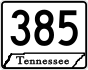 State Route 385 marker