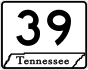 State Route 39 primary marker