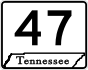 State Route 47 primary marker