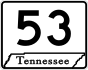 State Route 53 primary marker