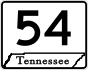 State Route 54 primary marker