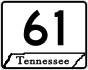 State Route 61 primary marker